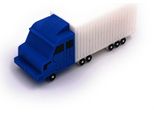 Onlineworld2013 Camion Camion Blu Divertente Chiavetta Usb 128 Gb Usb 3.0