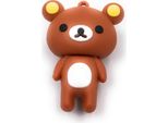Onlineworld2013 Orsacchiotto Con Orecchie Gialle In Piedi Divertente Chiavetta Usb 64 Gb Usb 3.0