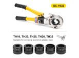 Attrezzi Di Serraggio Idraulico Per Tubi Pex, Cuscinetto Europeo, Compatibile Con Tubi In Pex, Acciaio Inox E Rame, TH16 20 25 26 32 Mm