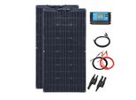 Set Di Pannelli Solari, Pannelli Flessibili Da 200W, Compatibilità Con Batterie Da 12V, Kit Da 12V 200W
