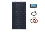 Set Di Pannelli Solari, Pannelli Flessibili Da 200W, Compatibilità Con Batterie Da 12V, Kit Da 12V 100W