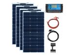 Set Di Pannelli Solari, Pannelli Flessibili Da 200 W, Compatibilità Con Batterie Da 12 V, Kit Da 400 W