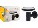 Shell Lampada Solare Led Rilevatore Di Movimento, Nero