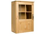 HäNgeschrank Home Affaire "Alby", Beige (Natur Gebeizt, Gewachst), B:50Cm H:75Cm T:29Cm, SchräNke, HäNgeschrank, Breite 50 Cm, 1 TüR
