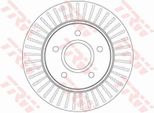 2X Disco Freno Trw DF6253S Per Fiat Freemont (345_) Per Dodge Journey Mpv 302Mm