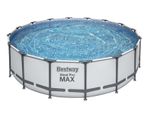 Bestway 5612Z Piscina Fuori Terra Rotonda Steel Pro Max 488X122Cm