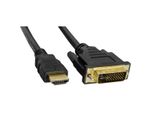 Akyga AK-AV-11 Adattatore Cavo Video 1,8 M Hdmi Tipo A (Standard) DVI-D Nero - Adattatore Cavo Video (1,8 M, Hdmi Tipo A (Standard), DVI-D, Spina, Spina, Oro)