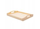 Vassoio Per La Colazione In Legno Ecologico - 40X30 Cm, Elegante E Pratico, Con Maniglie