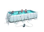 Set Di Piscine Con Telaio Bestway "Power Steel" - Rechteckig, 549 X 274 X 122 Cm; 56465