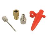 Fischer 85618 Fischer Fahrrad-Luftpumpen-Adapter-Set, 4-Teilig