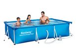 Bestway Steel Pro Pool Set 300X201X66Cm Piscina Con Struttura In Acciaio E Filtro Pompa