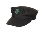 Cappello Mfh Us, "Usmc"", Rip Stop, Stampa Marine Corps, Nero"