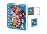 Sonic The Hedgehog Notizbuch A5 Green Hill Zone Gang