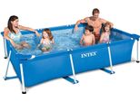 Intex | Piscina Con Struttura Rettangolare | 300 X 200 X 75 Cm | Robusta Struttura In Metallo | Facile Da Montare | Materiale Robusto | Divertimento Estivo Ideale Per Tutta La Famiglia