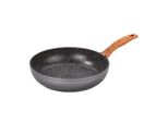 Stoneline Back To Nature Schmorpfanne 28 Cm, Made In Germany, Hoher Rand, Hohe Pfanne FüR öL- Und Fettfreies Braten, Antihaft Beschichtet Mit Echten Steinpartikeln, Induktion