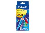 Pelikan 700634 Silverino Pastelli Matite Colori Assortiti 12 Pz