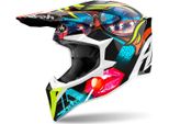 Casco Da Motocross Airoh Wraaap Lollipop, Colorato, 2XL (63)