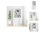 Vidaxl Credenza In Materiale Ligneo Bianco - Credenze