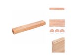 Vidaxl Mensola Da Parete Marrone Chiaro 60X10X6 Cm In Legno Massiccio Trattato Con Rovere - Mensole Da Parete