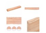 Vidaxl Scaffale A Muro Marrone Chiaro 60X10X6 Cm In Legno Massiccio Trattato Con Rovere - Scaffale A Muro - Scaffale A Muro - Scaffale Portaoggetti - Scaffale Galleggiante