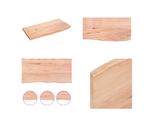 Vidaxl Mensola A Muro Marrone Chiaro 60X30X2 Cm In Legno Massiccio Trattato Con Rovere - Mensola A Muro - Mensola Portaoggetti - Mensola Galleggiante