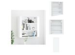 Vidaxl Armadio A Muro Bianco 80X33X80 Cm Materiale Legno - Credenze