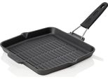 Padella Per Grigliare E Servire In Ghisa Smaltata Lava Con Manico Estraibile 24 X 24 X 2 Cm