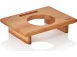Telaio Per 1 Cocotte Lava Ø 10 Cm, Legno, L 25 X 18,5 X 6 Cm