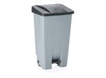 Cestino A Pedale Con Coperchio Nero, 120 Litri