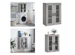Vidaxl Armadio A Muro Grigio Sonoma 69,5X34X90 Cm - Armadio A Muro - Armadio A Muro - Armadio - Armadio Portaoggetti