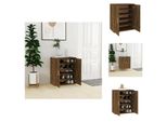 Vidaxl Scarpiera In Rovere Affumicato 60X35X70 Cm In Legno - Scarpiere E Armadietti