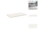 Vidaxl Piano Da Tavolo Bianco 80X40X2,5 Cm In Legno Massiccio Di Pino Rettangolare - Piani Da Tavolo