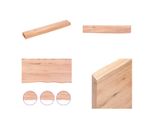 Vidaxl Scaffale A Muro Marrone Chiaro 60X10X4 Cm In Legno Massiccio Trattato Con Rovere - Scaffale A Muro - Scaffale A Muro - Scaffale Portaoggetti - Scaffale Galleggiante