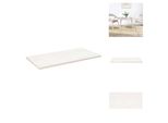Vidaxl Piano Da Tavolo Bianco 110X55X2,5 Cm In Legno Massiccio Di Pino Rettangolare - Piani Da Tavolo