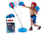 Palla Da Boxe Costway, Palla Da Boxe Autoportante, Set Di Sacchi Da Boxe, Set Da Boxe Con Guantoni Da Boxe E Pompa A Mano, Per Adulti E Bambini Dagli 8 Anni In Su