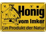 Vianmo Insegna Di Latta 20X30 Cm Honig Vom Imker Naturprodukt