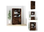 Vidaxl Credenza In Legno Di Quercia Fumé - Credenze