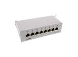 Inline - Patch Panel - RJ-45 X 8 - Hellgrau, Ral 7035 (76808I)