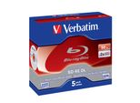 Verbatim - 5 X BD-RE Dl - 50 Gb 2X - Jewel Case (Schachtel)