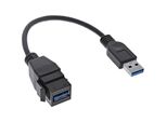 Inline® 76206C Cavo Adattatore Inline® Usb 3.2 Gen1, Spina Usb A / Presa Keystone, 0,2 M