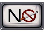 Vianmo Insegna Di Latta 12X18 Cm No Smoking Rauchverbot
