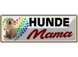 Vianmo Insegna Di Latta 10X27 Cm Hunde Mama