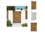 Vidaxl Cancello Da Giardino 85X125 Cm In Acciaio Corten - Cancelli Da Giardino