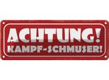 Vianmo Insegna Di Latta 10X27 Cm Achtung Kampf-Schmuser