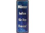 Vianmo Insegna Di Latta 27X10 Cm MäNner Haften FüR Ihre Frauen