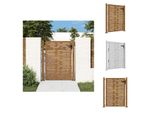 Vidaxl Cancello Da Giardino 105X155 Cm In Acciaio Corten Design Quadrato - Cancelli Da Giardino