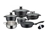 Kochtopf-Set Gourmet Granit 10-tlg.