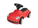 VW Beetle Rutschfahrzeug rot mit Hupe, VW lizenziertes Kinderfahrzeug ab 1 Jahr