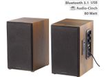 MSS-90.usb Lautsprecher Holz Gehäuse Aktiver Stereo-Regallautsprecher Bluetooth Boxen