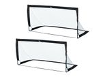 Fußballtore Fußballnetz 2er Set Minitore Faltbar